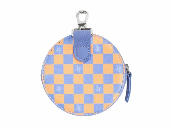 Accessories^Fluevog Shoes Missy | Round Clip On Pouch Blue/Orange