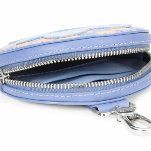 Accessories^Fluevog Shoes Missy | Round Clip On Pouch Blue/Orange