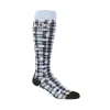 Women's^Fluevog Shoes Mochi Vog Socks | Spotted Gingham Sock Black/Blue Stars