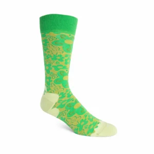 Accessories^Fluevog Shoes Monkey Vog Socks | Custom Floral Sock Green