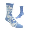 Men's^Fluevog Shoes Monkey Vog Socks | Custom Floral Sock Blue Floral Twins