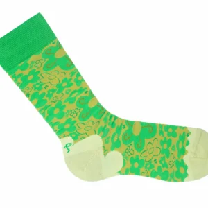 Accessories^Fluevog Shoes Monkey Vog Socks | Custom Floral Sock Green