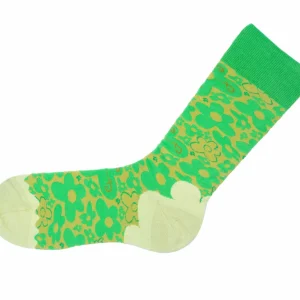 Accessories^Fluevog Shoes Monkey Vog Socks | Custom Floral Sock Green