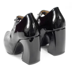 Women's^Fluevog Shoes Monza | Platform Heel With Laces Black