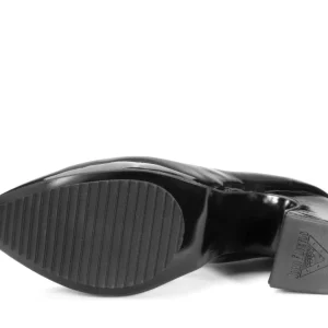 Women's^Fluevog Shoes Monza | Platform Heel With Laces Black