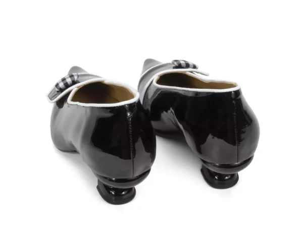 Women's^Fluevog Shoes Naura | Elegant Pump With Button Black
