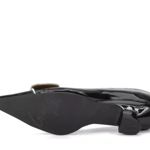 Women's^Fluevog Shoes Naura | Elegant Pump With Button Black