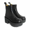 Women's^Fluevog Shoes Nerds | Platform Chelsea Boot Black