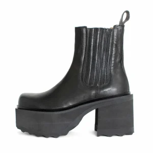 Women's^Fluevog Shoes Nerds | Platform Chelsea Boot Black