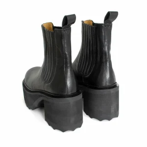 Women's^Fluevog Shoes Nerds | Platform Chelsea Boot Black