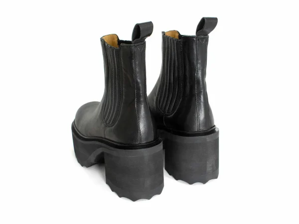 Women's^Fluevog Shoes Nerds | Platform Chelsea Boot Black