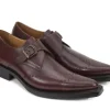 Men's^Fluevog Shoes Nordfjord | Single Monk Strap Shoe Brown