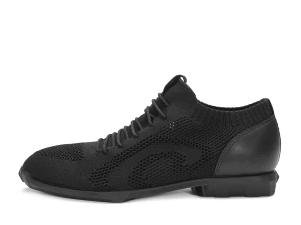 Women's^Fluevog Shoes Nova | Elastic Lace-Up Vegan Shoe Black