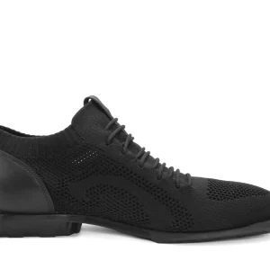Women's^Fluevog Shoes Nova | Elastic Lace-Up Vegan Shoe Black