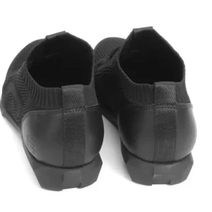 Women's^Fluevog Shoes Nova | Elastic Lace-Up Vegan Shoe Black