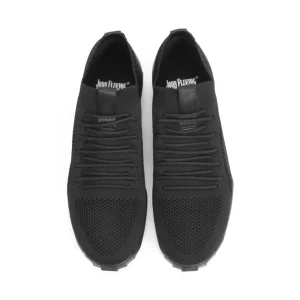 Women's^Fluevog Shoes Nova | Elastic Lace-Up Vegan Shoe Black