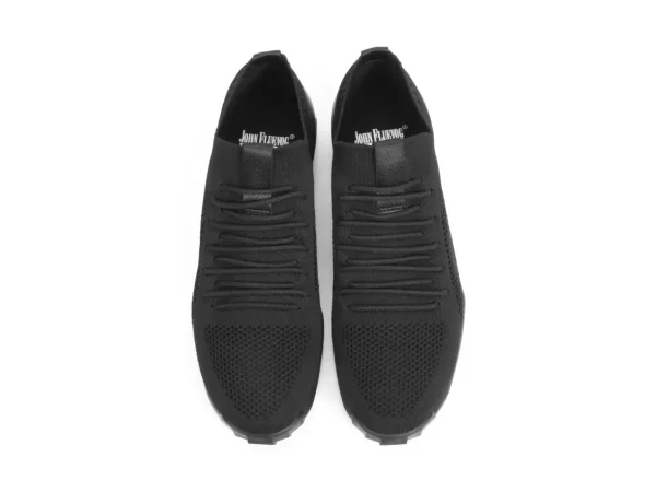 Women's^Fluevog Shoes Nova | Elastic Lace-Up Vegan Shoe Black