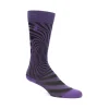 Men's^Fluevog Shoes Oberon Vog Socks | Knee-High Optical Illusion Sock Purple/Black