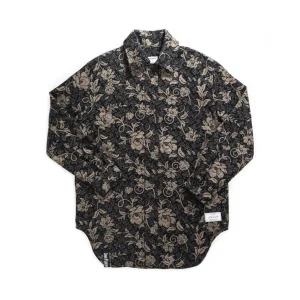 Women's^Fluevog Shoes Painter's Coat | Fluevog X Anian Baroque Floral