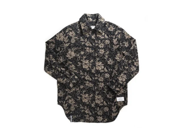 Women's^Fluevog Shoes Painter's Coat | Fluevog X Anian Baroque Floral