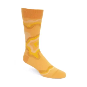 Accessories^Fluevog Shoes Pan Vog Socks | Pattern Sock Orange