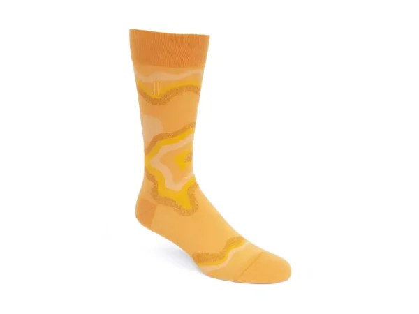 Accessories^Fluevog Shoes Pan Vog Socks | Pattern Sock Orange