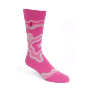Accessories^Fluevog Shoes Pan Vog Socks | Pattern Sock Pink
