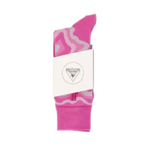 Accessories^Fluevog Shoes Pan Vog Socks | Pattern Sock Pink