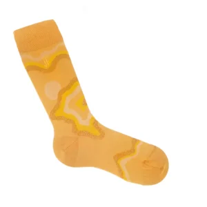 Accessories^Fluevog Shoes Pan Vog Socks | Pattern Sock Orange