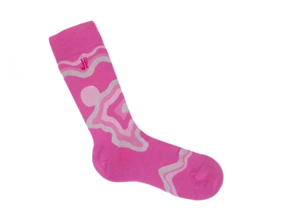 Accessories^Fluevog Shoes Pan Vog Socks | Pattern Sock Pink