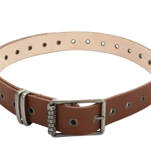 Men's^Fluevog Shoes Percivale Belt | Casual Leather Belt Brown