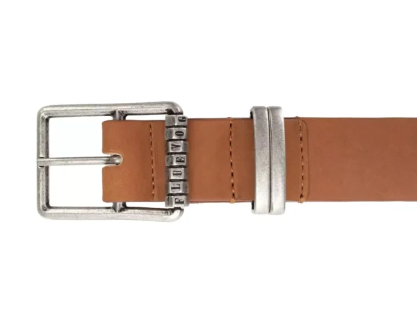 Men's^Fluevog Shoes Percivale Belt | Casual Leather Belt Brown