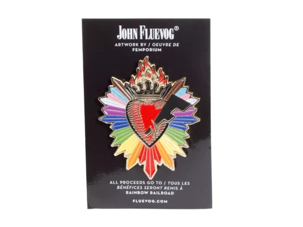 Men's^Fluevog Shoes Pin | Enamel Pin Pride