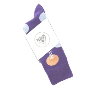 Accessories^Fluevog Shoes Pipo Vog Socks | Polka Dot Sock Purple