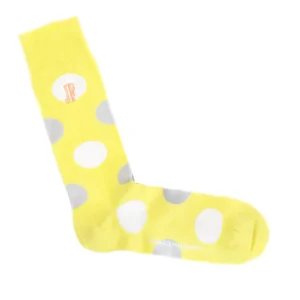 Accessories^Fluevog Shoes Pipo Vog Socks | Polka Dot Sock Yellow