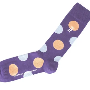 Accessories^Fluevog Shoes Pipo Vog Socks | Polka Dot Sock Purple