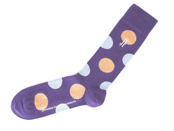 Accessories^Fluevog Shoes Pipo Vog Socks | Polka Dot Sock Purple