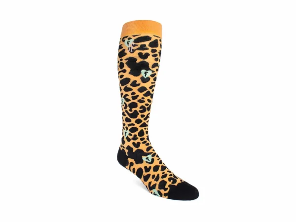 Accessories^Fluevog Shoes Pippin Vog Socks | Knee High Pattern Sock Orange/Black