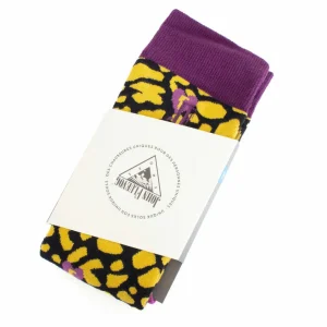 Accessories^Fluevog Shoes Pippin Vog Socks | Knee High Pattern Sock Yellow/Black