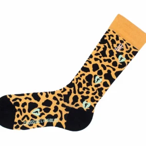 Accessories^Fluevog Shoes Pippin Vog Socks | Knee High Pattern Sock Orange/Black