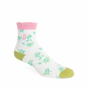 Accessories^Fluevog Shoes Purrcy Vog Socks | Ruffle Sock Floral