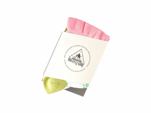 Accessories^Fluevog Shoes Purrcy Vog Socks | Ruffle Sock Floral