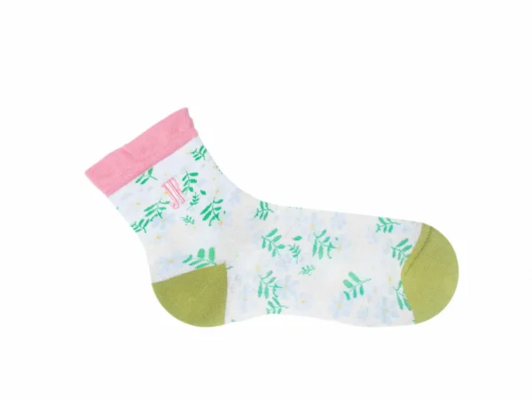 Accessories^Fluevog Shoes Purrcy Vog Socks | Ruffle Sock Floral