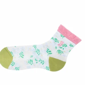 Accessories^Fluevog Shoes Purrcy Vog Socks | Ruffle Sock Floral