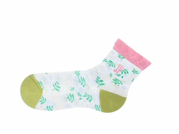 Accessories^Fluevog Shoes Purrcy Vog Socks | Ruffle Sock Floral
