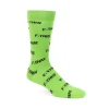Accessories^Fluevog Shoes Putzee Vog Socks | F-This F-That Sock Green/Black