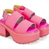 Women's^Fluevog Shoes Razzle | Platform Sandal Pink