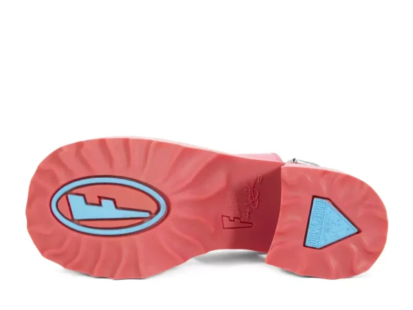 Women's^Fluevog Shoes Razzle | Platform Sandal Pink