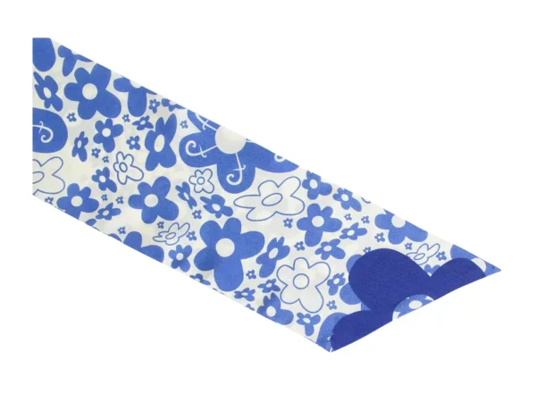 Women's^Fluevog Shoes Rebel Petal Scarf | Floral Tie Scarf Blue Floral