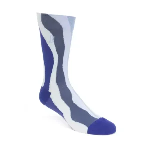 Accessories^Fluevog Shoes Rogue Vog Socks | Colourful Wiggle Sock Blue Combo